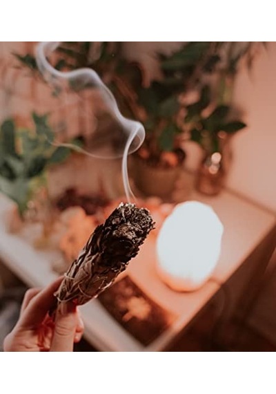 Organik Adaçayı Tütsü 5 Adet Natural White Sage Incense, Aura Cleansing White Sage, Enerji Ve Arınma Seti