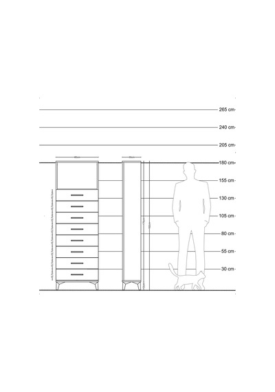Arges Dolap Tek Raflı 8 Çekmeceli 60x30x182 Aytaşı-çam Aytaşı Arges Dolap Tek Raflı 8 Çekmeceli 60x30x182 Aytaşı-çam Aytaşı