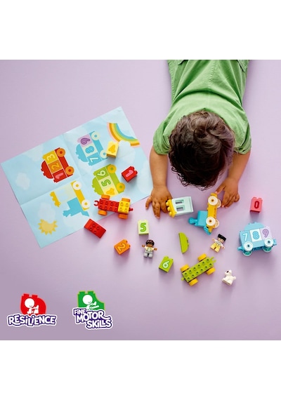 LEGO® DUPLO® İlk Sayı Treni Saymayı Öğren 10954 1½+ Eğitici Oyuncak Yapım Seti - 23 Parça