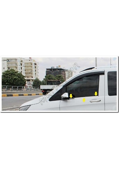 Mercedes Vito Krom Cam Çıtası 2014 Sonrası 2 Parça Paslanmaz Çeli