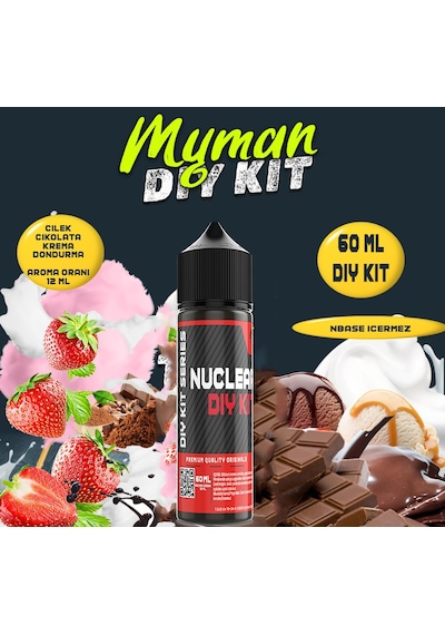 Nuclear 60 Ml Dıy Kit One Hit Wonder Myman Gıda Aroma 12 Ml Aroma İçerir