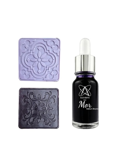 Mor Sabun Boyası Sıvı Pigment Sabun Yapımına Uygun 10 Ml Renk