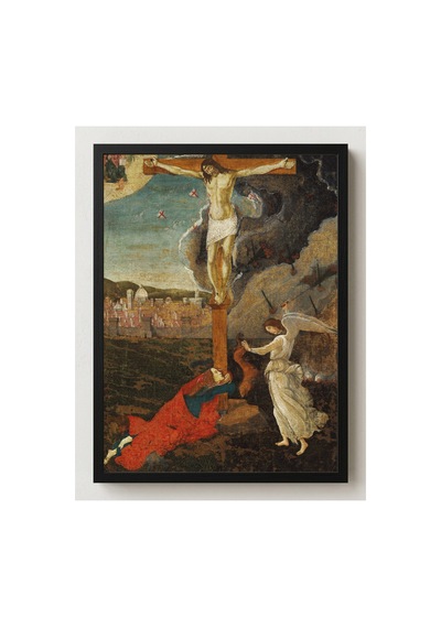 Rönesans Botticelli Mistik Çarmıha Geriliş Çerçevesiz Poster 21x30 Cm A4 Tablo Rönesans Klasik Sanat