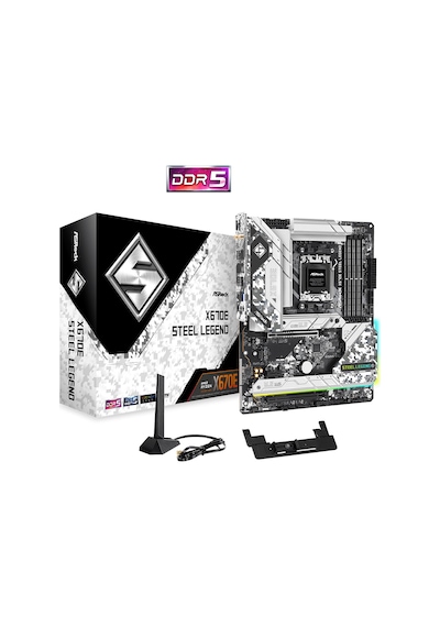 Asrock X670E Steel Legend AMD X670 6600 MHz (OC) DDR5 Soket AM5 ATX Anakart