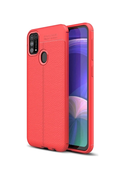 Newface - 890 - Samsung Galaxy M31 Kılıf Auto Focus Kapak - Edntrend - - Kırmızı