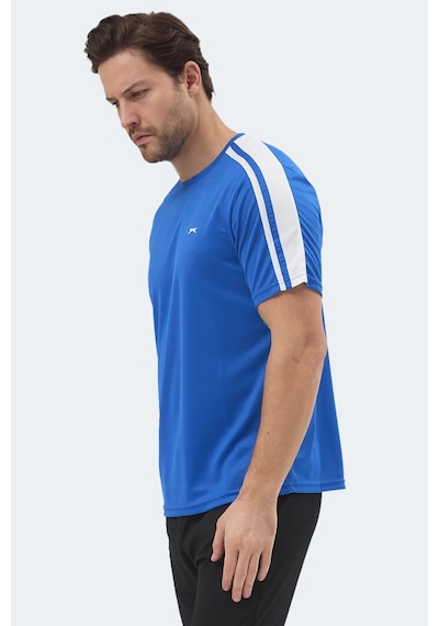 Slazenger Rewınd Erkek Saks Mavi Tişört Saks Mavi