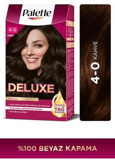 Palette Deluxe 4 - 0 Kahve Saç Boyası