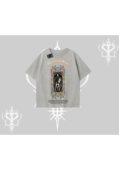 Startmore Startmore Oversize Tshirt Horseman S Skull Dark Relic Street Legacy Gri