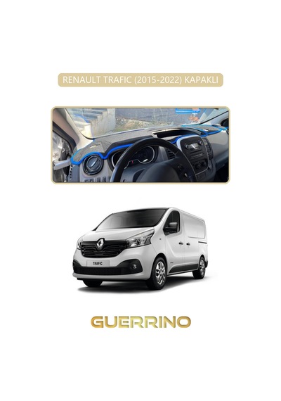 Renault Trafıc 2015-2022 Kapaklıtorpido Koruma Halısı Bej Kenar