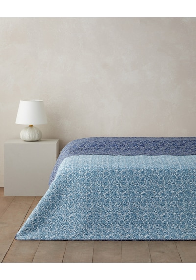 Paisley Celeste King Size Çok Amaçlı Örtü 220x240 Cm Mavi