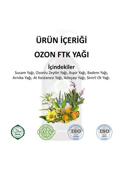 Ftk Ozonlu Yağı 100 Ml.