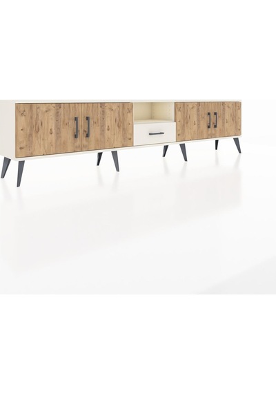 Arges Tv Ünitesi 3 Raflı Tek Çekmeceli 4 Kapaklı 220x30x51 Aytaşı-çam/aytaşı Atlas Çam/aytası - Aytası Arges Tv Ünitesi 3 Raflı Tek Çekmeceli 4 Kapaklı 220x30x51 Aytaşı-çam/aytaşı Atlas Çam/aytası - Aytası