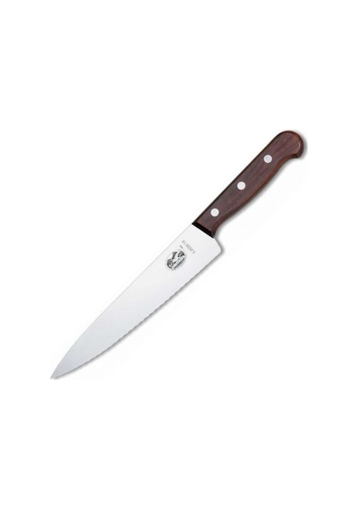 Victorinox 5.2030.22 Tırtıklı Şef Dilimleme Bıçağı Kahverengi