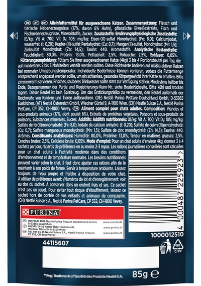 Purina Gourmet Perle Izgara Tavuklu Pouch Yetişkin Kedi Yaş Maması 85 G