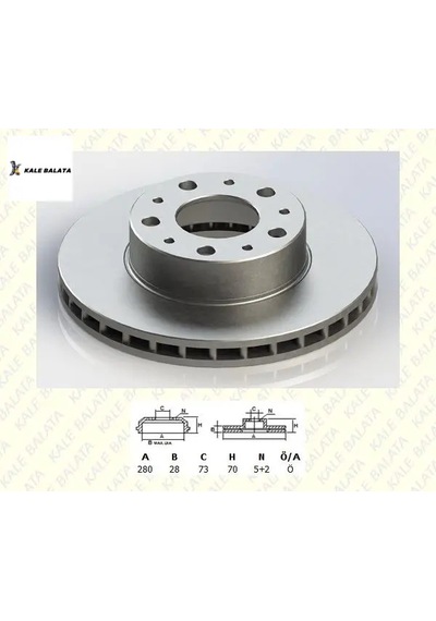 Ön Fren Disk Aynası 280mm Boxer Iıı -ducato 1.4 06