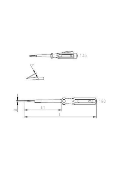 İzeltaş 4550 Elektrik Kontrol Kalemi 135 Mm - Ybve-706853