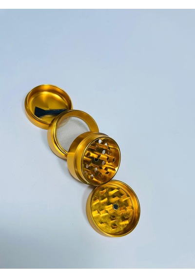 Çelik TutunÖğütücü 4Kademeli Paslanmaz Grinder GoldRenk//40mm