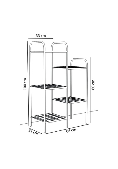 Metal Çiçeklik Ve Saksı Standı 13 Raflı Bitki Rafı, Bahçe Ve Balkon İçin Modern Saksılık Dolap Beyaz 5 Uzun Raflı Metal Çiçeklik Ve Saksı Standı 13 Raflı Bitki Rafı, Bahçe Ve Balkon İçin Modern Saksılık Dolap Beyaz 5 Uzun Raflı