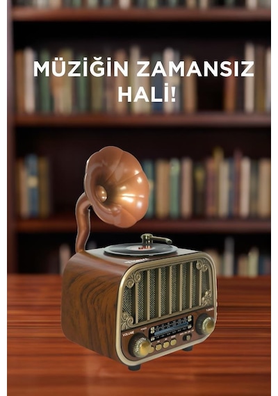 Torima D76 Nostaljik Radyo Bluetooth Hoparlör