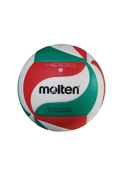 Molten V5M4000 No 5 Yapıştırma Antrenman Voleybol Topu Kırmızı Yeşil Kırmızı - Yeşil