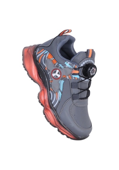 Ayakcenter Yido 070 Füme Akıllı Bağcıklı Erkek Çocuk Spor Ayakkabı