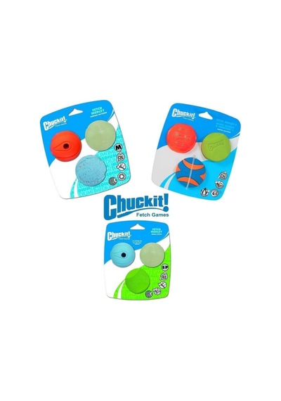 Chuckit Gen 1 Köpek Top Seti, Orta Boy 6.4 Cm Çap, Yüksek Sıçrama-yüzen-sağlam Top, 3'lü Paket