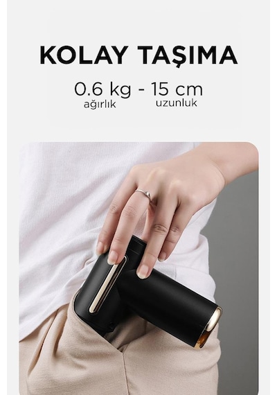 Torima Bx-720 Siyah Darbeli Titreşimli Şarjlı Sporcu Masaj Tabancası Masaj Aleti Kas Egzersiz Aleti Siyah