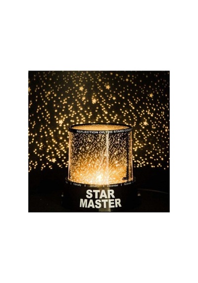 Star Master Pilli Projeksiyonlu Led Yıldızlı Renkli Gece Lambası Karışık