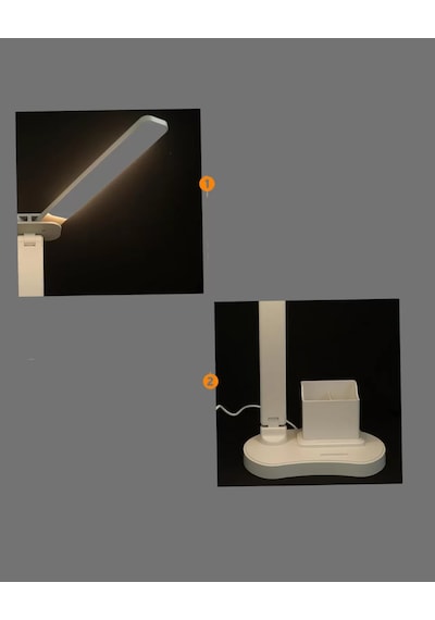 Kısılabilir Led Masa Lambası Kalemlik Telefon Standı Ve Okuma Işığı Bir Arada Yeni Nesil Çr