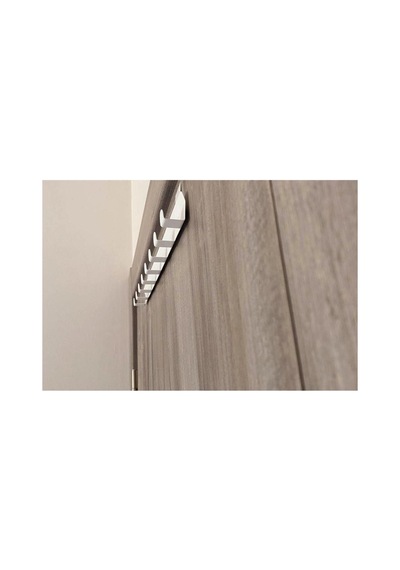 Askılık - Beyaz Metal Kapı Arkası Askılık Organizer Mutfak Banyo Askılık Beyaz - 927631612 Beyaz