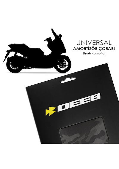 Deeb Universal Amortisör Çorabı Siyah Kamuflaj L Beden Siyah Kamuflaj