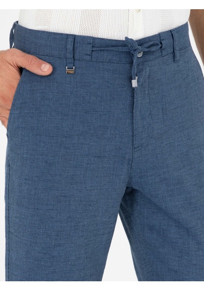Cacharel İndigo Carrot Fit Kanvas Pantolon Mavi Cacharel İndigo Carrot Fit Kanvas Pantolon Mavi
