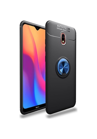 Xiaomi Redmi 8A Kılıf Yüzüklü Magnetli Ravel Case
