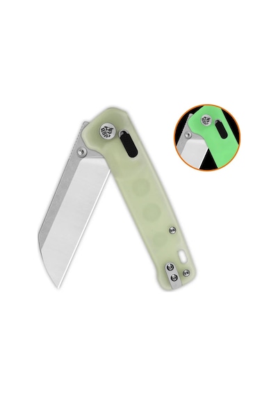 Qsp Penguin Karanlıkta Parlayan Reçine Sap Glyde Lock 14c28n Çelik Kamp Çakı Qs130gl-h1 Kum