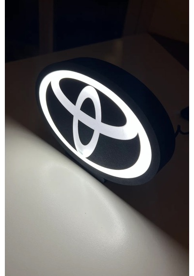 Toyota Dekoratif Aydınlatma Led Gece Lambası Beyaz