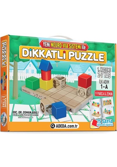 2-7 Yaş Adeda Dikkatli Puzzle Ilk Adım