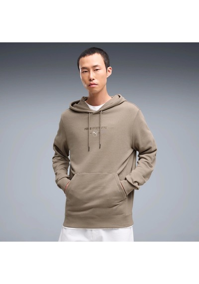 Puma Class Graphic Bej Siyah Sweatshirt 694296-81 Krem