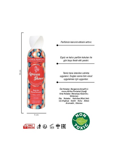 African Dance Body Mist 250 Ml