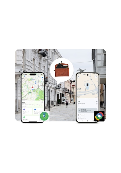 Micflip P28 Suya Dayanıklı AppleiOs UyumluVe Android Uyumlu Wireless Özellikli Akıllı Takip Kartı Siyah