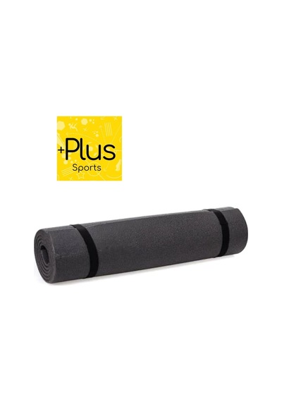 Siyah Kamp Matı Pilates Yoga Minderi 7 Mm 50 X 150 Siyah Siyah