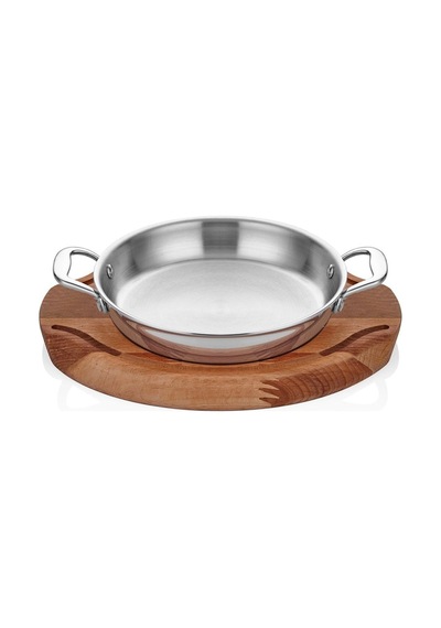 Elit Mm Çelik Yumurta Sahanı 20 Cm +nihale Gri