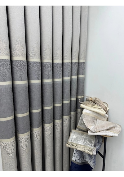 Nivemeshome Çakı Fj672069 V-5422 Taş 1/3 Sık Pileli Fon Perde Apm Taş