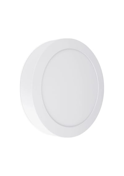 24 W Led Panel - Beyaz Işık 6500k - Beyaz Kasa - Yuvarlak - Sıv Beyaz