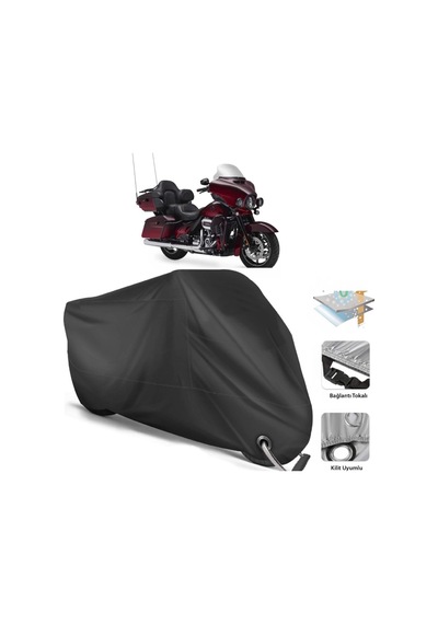 Cvo Ultra Limited Motosiklet Branda (Bağlantı, Kilit Uyumlu-Siyah (457267164)