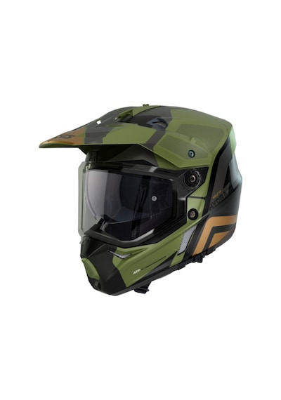 Axxis Wolf Ds Hydra Enduro Off-Road Turing Motosiklet Kask Mat Yeşil