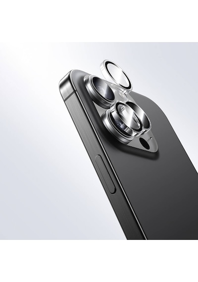 Apple Uyumlu   iPhone 16 Pro Max Benks Ar Glass Warrior Transparan Premium Cam Kamera Lens Koruyucu Şeffaf