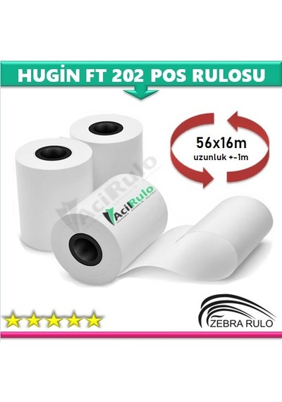 10 Adet - Hugin Ft 202 Pos Rulosu