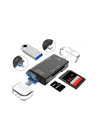 Zr826 Atud-05 6 İn 1 Otg Card Reader