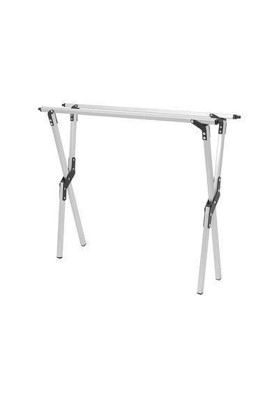 Outdoor Alüminyum Katlanabilir Kamp Ve Piknik Masası, 47x59.7x82.5 Cm, Taşıma Çantalı Siyah Genel