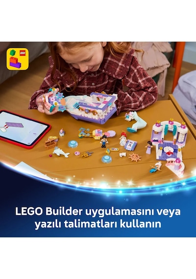 LEGO® ǀ Disney Princess Ariel’in Kraliyet Düğün Gemisi 43299 - 6 Yaş ve Üzeri Çocuklar İçin Yaratıcı Oyuncak Yapım Seti (519 Parça)